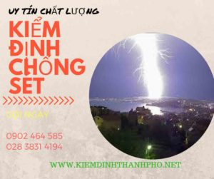 Hình ảnh kiểm định chống sét