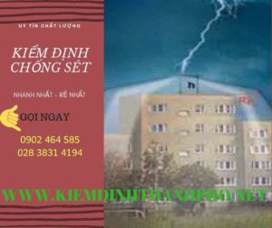 Hình ảnh kiểm định chống sét