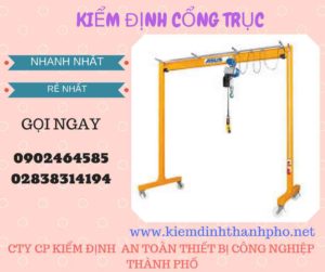 Hình ảnh kiểm định Cổng trục