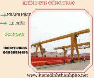 Hình ảnh kiểm định Cổng trục