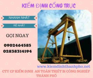 Hình ảnh kiểm định Cổng trục