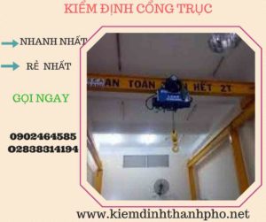 Hình ảnh kiểm định Cổng trục