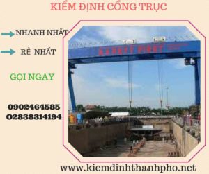 Hình ảnh kiểm định Cổng trục