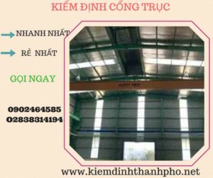 Hình ảnh kiểm định Cổng trục