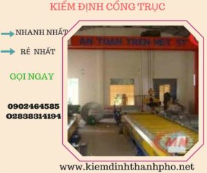 Hình ảnh kiểm định Cổng trục