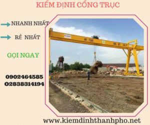 Hình ảnh kiểm định Cổng trục