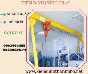 Hình ảnh kiểm định Cổng trục