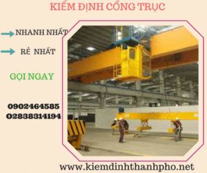 Hình ảnh kiểm định Cổng trục