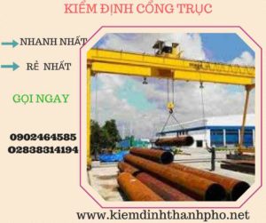 Hình ảnh kiểm định Cổng trục