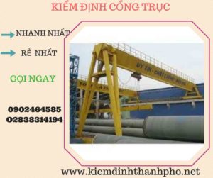 Hình ảnh kiểm định Cổng trục