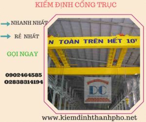 Hình ảnh kiểm định Cổng trục