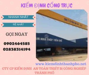 Hình ảnh kiểm định Cổng trục