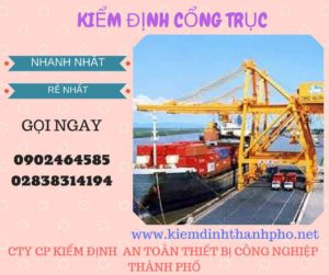 Hình ảnh kiểm định Cổng trục