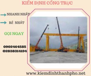 Hình ảnh kiểm định Cổng trục