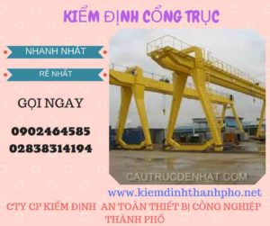 Hình ảnh kiểm định Cổng trục