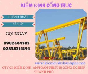 Hình ảnh kiểm định Cổng trục