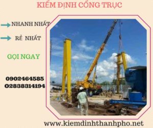 Hình ảnh kiểm định Cổng trục