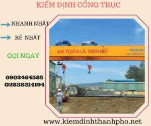 Hình ảnh kiểm định Cổng trục