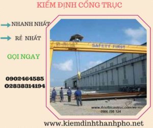 Hình ảnh kiểm định Cổng trục