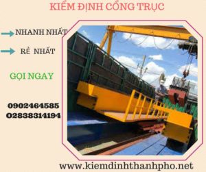 Hình ảnh kiểm định Cổng trục