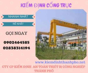 Hình ảnh kiểm định Cổng trục