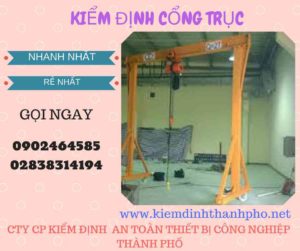 Hình ảnh kiểm định Cổng trục