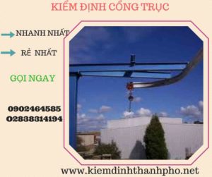 Hình ảnh kiểm định Cổng trục