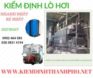 Hình ảnh kiểm định Lò hơi