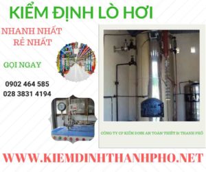 Hình ảnh kiểm định Lò hơi