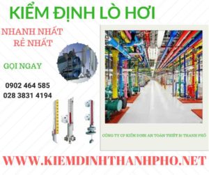 Hình ảnh kiểm định Lò hơi