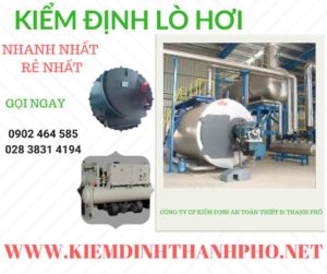 Hình ảnh kiểm định Lò hơi