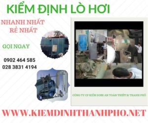 Hình ảnh kiểm định Lò hơi