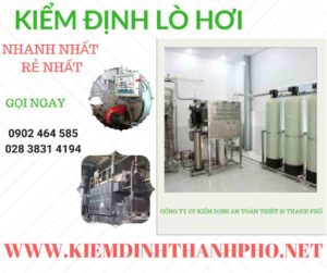 Hình ảnh kiểm định Lò hơi