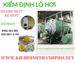 Hình ảnh kiểm định Lò hơi