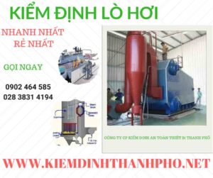 Hình ảnh kiểm định Lò hơi