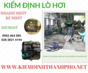 Hình ảnh kiểm định Lò hơi