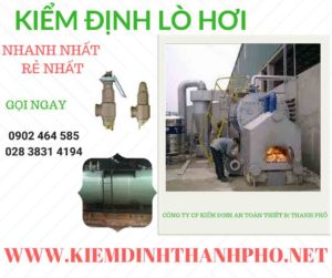 Hình ảnh kiểm định Lò hơi