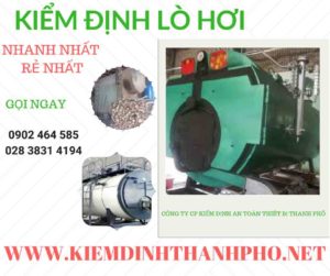 Hình ảnh kiểm định Lò hơi