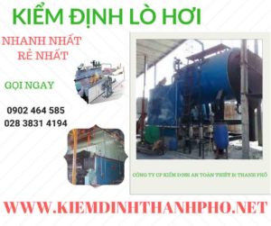 Hình ảnh kiểm định Lò hơi