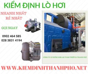 Hình ảnh kiểm định Lò hơi