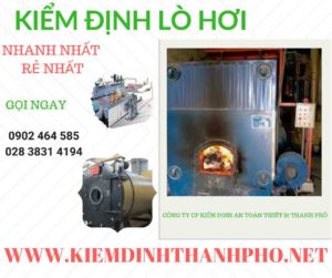 Hình ảnh kiểm định Lò hơi