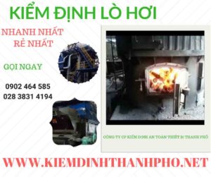 Hình ảnh kiểm định Lò hơi