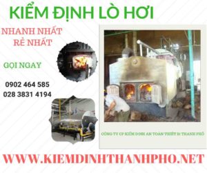 Hình ảnh kiểm định Lò hơi