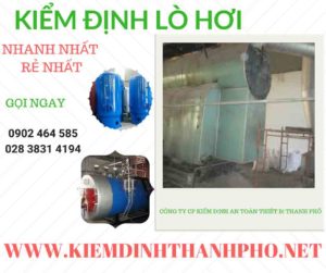 Hình ảnh kiểm định Lò hơi