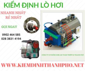 Hình ảnh kiểm định Lò hơi