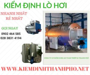 Hình ảnh kiểm định Lò hơi