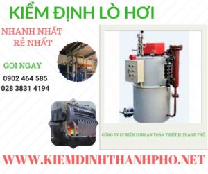 Hình ảnh kiểm định Lò hơi