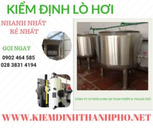 Hình ảnh kiểm định Lò hơi