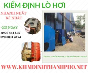 Hình ảnh kiểm định Lò hơi