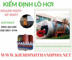 Hình ảnh kiểm định Lò hơi